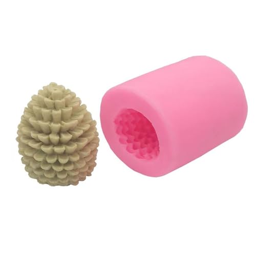 3D Tannenzapfen Kerzenform,3D Weihnachts Kerzenform, Pine Cone Silikonform,Ideal Weihnachtenform Für Handgemachte Seifen Und Kerzen,DIY Kerzengießform Christmas von Wohlstand