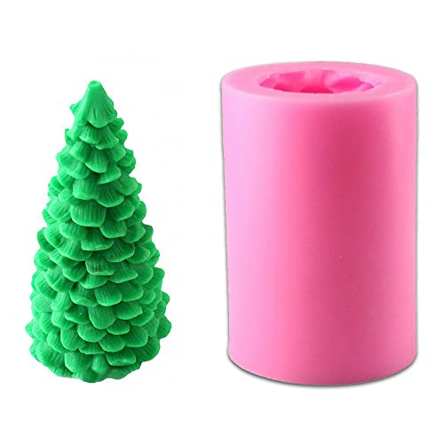Wohlstand 3D Kerzenform Weihnachtsbaum, Weihnachtsbaum Form Kerzengießform, Weihnachten Kerzengießform Christmas Party Mold Zubehör für DIY Weihnachtsbaum von Wohlstand