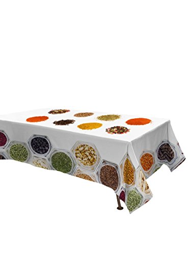 Wohnaccessoires Panama digital printed tablecloth, 150x150cm, TV01, TV 01, 150 x 150 cm von Italian Bed Linen