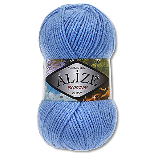 Alize 100 g Burcum Klasik Wolle (Blau (289)) von Wohnkult