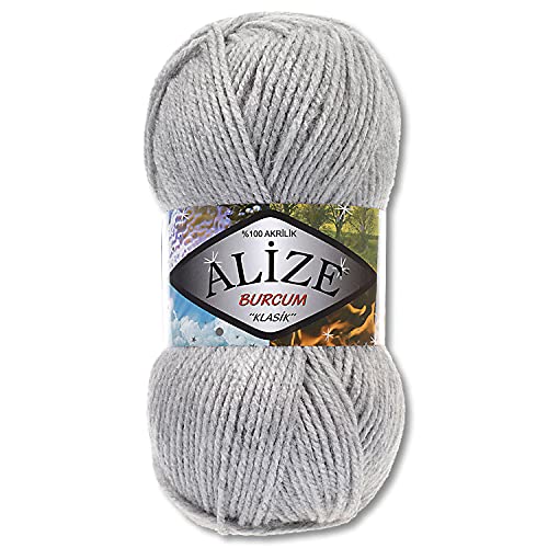 Alize 100 g Burcum Klasik Wolle (Graun Melange (21)) von Wohnkult