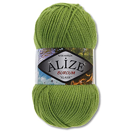Alize 100 g Burcum Klasik Wolle (Grün (210)) von Wohnkult