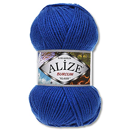 Alize 100 g Burcum Klasik Wolle (Königsblau (141)) von Wohnkult