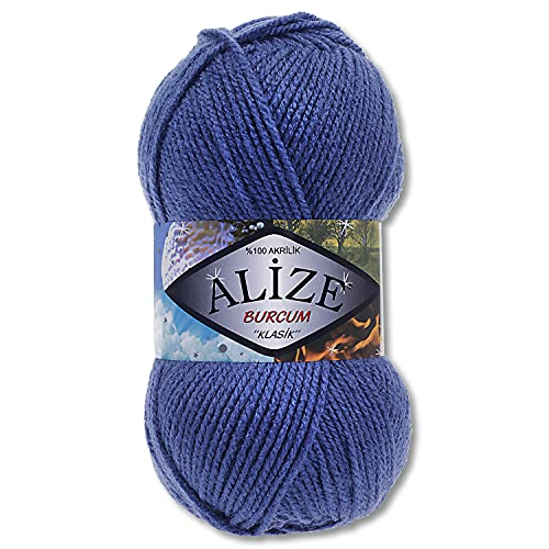 Alize 100 g Burcum Klasik Wolle (Marineblau (353)) von Wohnkult