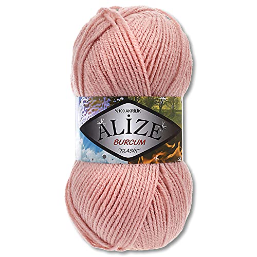 Alize 100 g Burcum Klasik Wolle (Puderrosa (161)) von Wohnkult