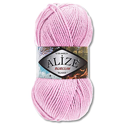 Alize 100 g Burcum Klasik Wolle (Rosa (191)) von Wohnkult