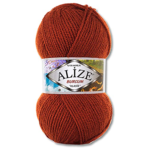 Alize 100 g Burcum Klasik Wolle (Tabak/Terracotta (36)) von Wohnkult
