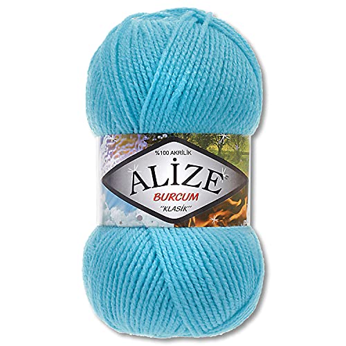 Alize 100 g Burcum Klasik Wolle (Türkis (287)) von Wohnkult