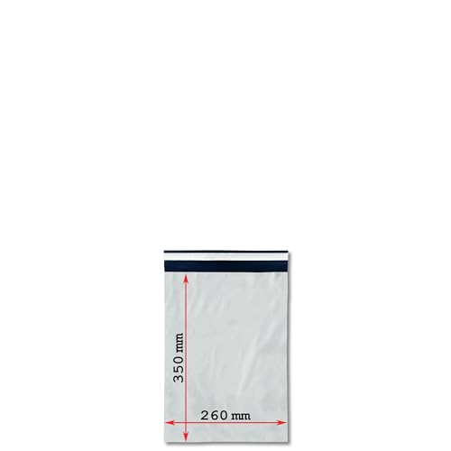 Wohnkult Versandbeutel Versandtasche Versandtüte Polybag LDPE selbstklebend 11 Größen (K3 | 260x350+50, 50, Stück) von Wohnkult