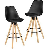 2 WOHNLING Barhocker WL5.046 schwarz von Wohnling