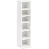 WOHNLING Aktenregal weiß 21,0 x 20,0 x 91,0 cm WOHNLING Aktenregal weiß 21,0 x 20,0 x 91,0 cm von Wohnling