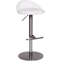 WOHNLING Barhocker WL1.282 weiß Kunstleder von Wohnling