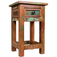 WOHNLING Beistelltisch Massivholz braun 30,0 x 30,0 x 50,0 cm WOHNLING Beistelltisch Massivholz braun 30,0 x 30,0 x 50,0 cm von Wohnling