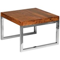 WOHNLING Beistelltisch quadratisch Massivholz sheesham 60,0 x 60,0 x 40,0 cm, 1 St. von Wohnling