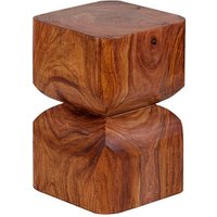 WOHNLING Beistelltisch rechteckig Holz sheesham 30,0 x 30,0 x 45,0 cm, 1 St. von Wohnling