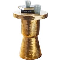 WOHNLING Beistelltisch rund Aluminium gold 43,0 x 43,0 x 59,0 cm, 1 St. von Wohnling