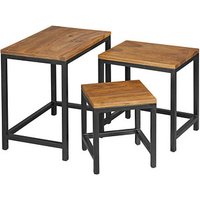 WOHNLING Beistelltische-Set Massivholz sheesham WOHNLING Beistelltische-Set Massivholz sheesham von Wohnling