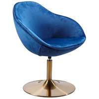 WOHNLING Besuchersessel WL5.920 royalblau Stoff von Wohnling