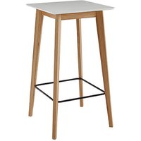 WOHNLING Stehtisch weiß 60,0 x 60,0 x 110,0 cm WOHNLING Stehtisch weiß 60,0 x 60,0 x 110,0 cm von Wohnling