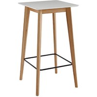 WOHNLING Bistrotisch weiß 60,0 x 60,0 x 110,0 cm von Wohnling