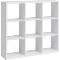 WOHNLING Bücherregal weiß 112,0 x 29,0 x 112,0 cm WOHNLING Bücherregal weiß 112,0 x 29,0 x 112,0 cm von Wohnling