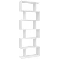 WOHNLING Bücherregal weiß 70,0 x 23,5 x 190,5 cm WOHNLING Bücherregal weiß 70,0 x 23,5 x 190,5 cm von Wohnling