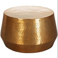 WOHNLING Couchtisch Aluminium gold 60,0 x 60,0 x 36,0 cm von Wohnling