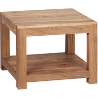 WOHNLING Couchtisch Massivholz akazie 60,0 x 60,0 x 45,0 cm von Wohnling