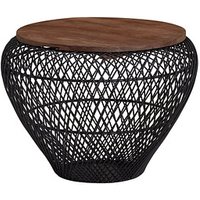WOHNLING Couchtisch Massivholz schwarz 60,0 x 60,0 x 45,0 cm WOHNLING Couchtisch Massivholz schwarz 60,0 x 60,0 x 45,0 cm von Wohnling