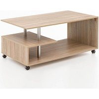 WOHNLING Couchtisch Holz sonoma-eiche 105,0 x 60,0 x 48,0 cm von Wohnling