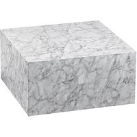 WOHNLING Couchtisch weiß, marmor 60,0 x 60,0 x 30,0 cm von Wohnling
