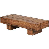 WOHNLING Couchtisch rechteckig Massivholz sheesham 120,0 x 45,0 x 30,0 cm, 1 St. von Wohnling