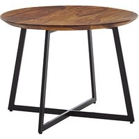 WOHNLING Couchtisch rund Massivholz sheesham 60,0 x 60,0 x 45,0 cm, 1 St. von Wohnling