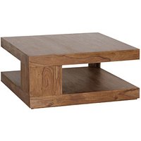 WOHNLING Couchtisch Massivholz sheesham 90,0 x 90,0 x 40,0 cm von Wohnling