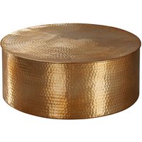 WOHNLING Couchtisch Aluminium gold 75,0 x 75,0 x 31,0 cm von Wohnling
