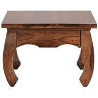 WOHNLING Couchtisch quadratisch Massivholz sheesham 60,0 x 60,0 x 40,0 cm, 1 St. von Wohnling