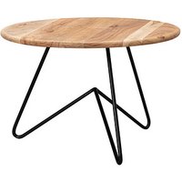 WOHNLING Couchtisch rund Massivholz akazie 60,0 x 60,0 x 39,0 cm, 1 St. von Wohnling