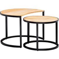 WOHNLING Couchtische-Set rund Massivholz mango, 1 St. WOHNLING Couchtische-Set rund Massivholz mango, 1 St. von Wohnling