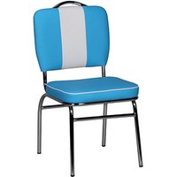 WOHNLING Esszimmerstuhl WL1.717 blau, weiß Kunstleder WOHNLING Esszimmerstuhl WL1.717 blau, weiß Kunstleder von Wohnling