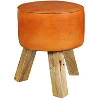 WOHNLING Fußhocker WL5.102 braun Leder, 1 St. WOHNLING Fußhocker WL5.102 braun Leder, 1 St. von Wohnling