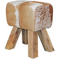 WOHNLING Fußhocker WL5.109 braun Leder, 1 St. von Wohnling