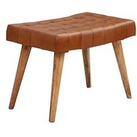 WOHNLING Hocker WL6.012 braun Leder, 1 St. von Wohnling