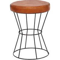 WOHNLING Hocker WL6.093 braun Leder, 1 St. von Wohnling