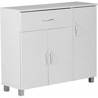 WOHNLING Kommode, WL1.334 weiß 90,0 x 30,0 x 75,0 cm WOHNLING Kommode, WL1.334 weiß 90,0 x 30,0 x 75,0 cm von Wohnling