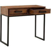 WOHNLING Konsolentisch rechteckig Massivholz sheesham 90,0 x 35,5 x 76,5 cm, 1 St. von Wohnling