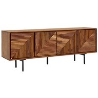 WOHNLING Lowboard, WL6.557 sheesham 140,0 x 33,0 x 54,0 cm, 1 St. von Wohnling