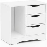 WOHNLING Nachttisch weiß 30,0 x 49,0 x 50,0 cm WOHNLING Nachttisch weiß 30,0 x 49,0 x 50,0 cm von Wohnling