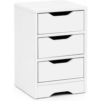 WOHNLING Nachttisch weiß 31,0 x 31,0 x 49,0 cm WOHNLING Nachttisch weiß 31,0 x 31,0 x 49,0 cm von Wohnling