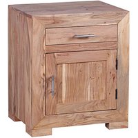 WOHNLING Nachttisch rechteckig Massivholz akazie 50,0 x 40,0 x 60,0 cm, 1 St. WOHNLING Nachttisch rechteckig Massivholz akazie 50,0 x 40,0 x 60,0 cm, 1 St. von Wohnling