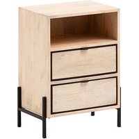 WOHNLING Nachttisch rechteckig Massivholz braun 43,0 x 50,0 x 60,0 cm, 1 St. WOHNLING Nachttisch rechteckig Massivholz braun 43,0 x 50,0 x 60,0 cm, 1 St. von Wohnling